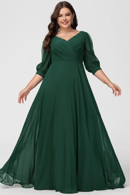 Robe Trapèze Mousseline Fendue - gallery 8