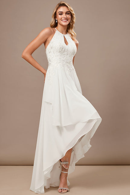 Robe Trapèze Asymétrique Éclatante - gallery 4