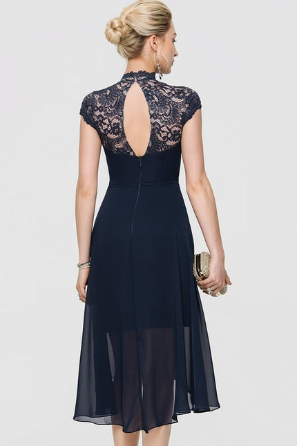 Robe Trapèze Onde Marine - gallery 3