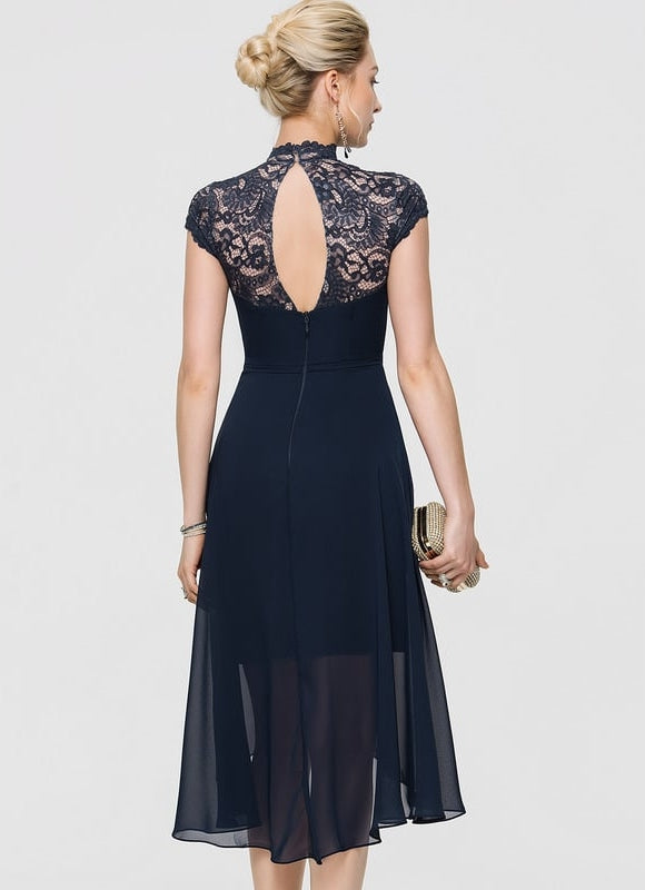 Robe Trapèze Onde Marine - gallery 3