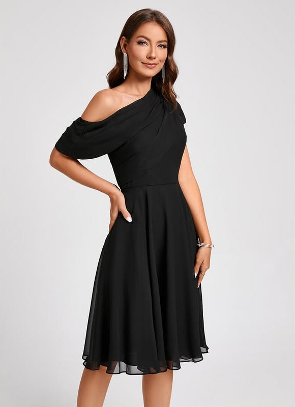 Robe Trapèze Chic Asymétrique