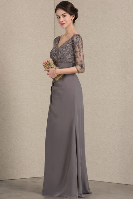 Robe Trapèze Nuance De Velours - gallery 1