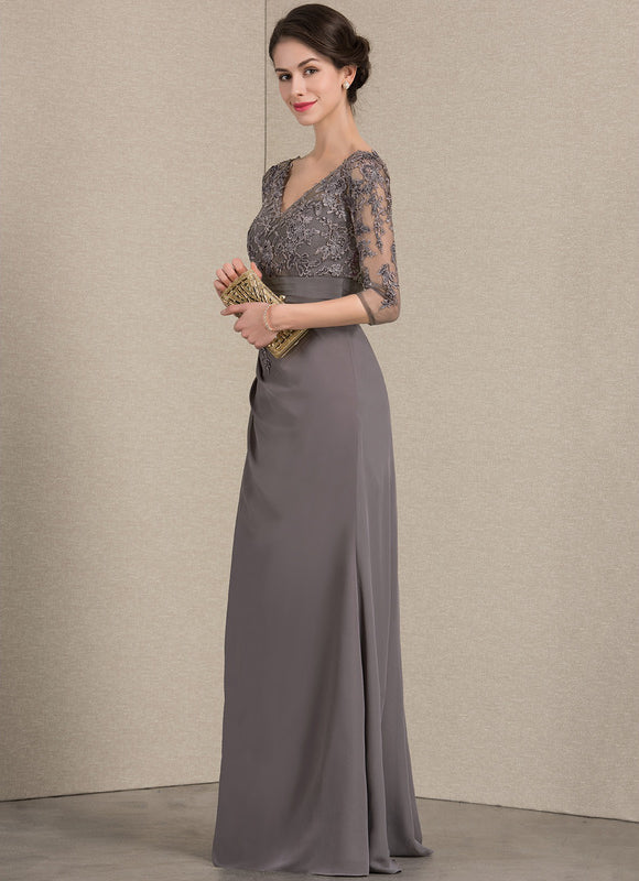 Robe Trapèze Nuance De Velours - gallery 1