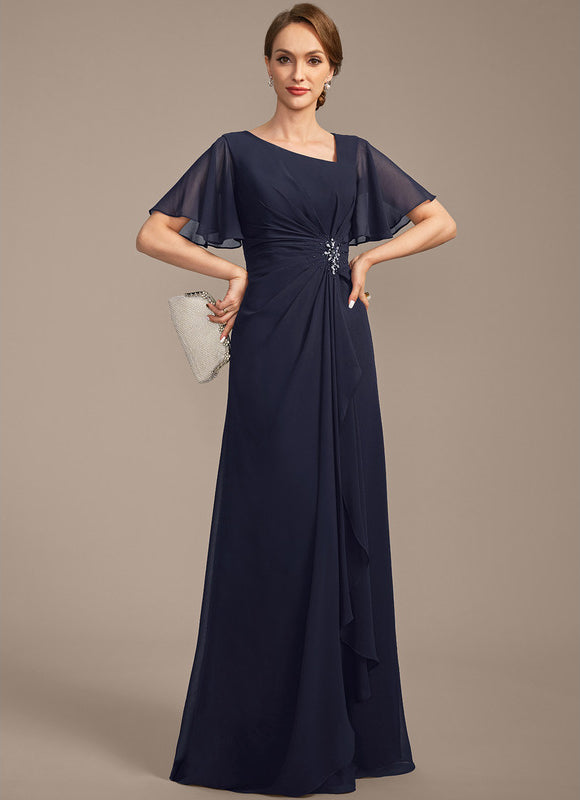 Robe Trapèze Chiffon Sophistiquée - gallery 2