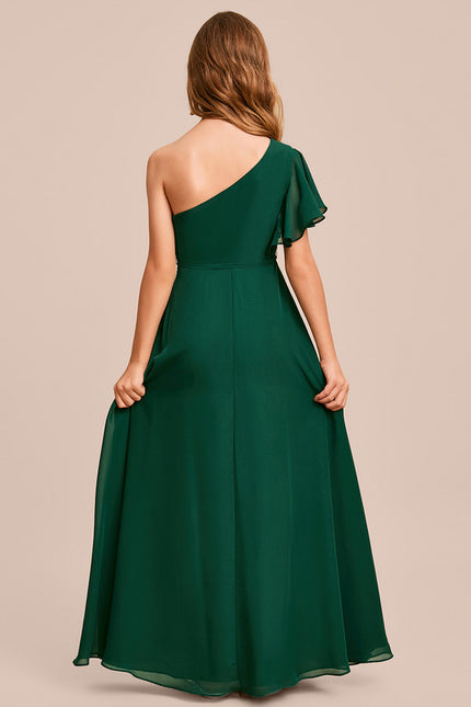 Robe Trapèze Verte Évanescente - gallery 1
