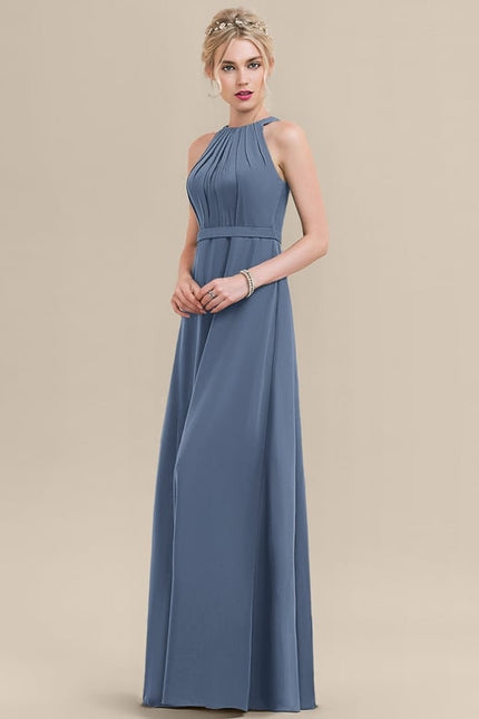 Robe Trapèze Élégance Aquatique - gallery 2
