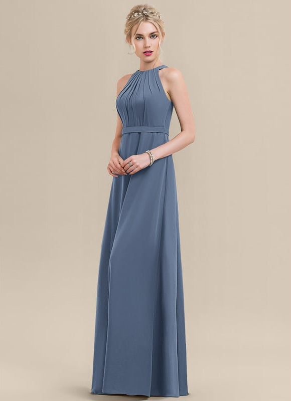 Robe Trapèze Élégance Aquatique - gallery 2