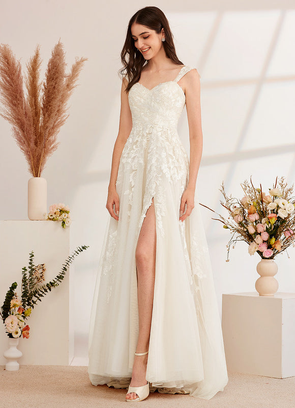 Robe Trapèze De Mariée Enchantée - gallery 5