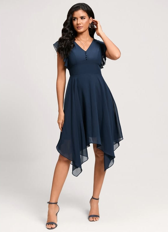 Robe Trapèze Éclat Terre - gallery 5