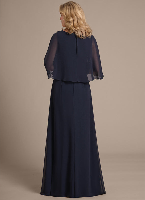 Robe Trapèze Nuit Marine Chic - gallery 5