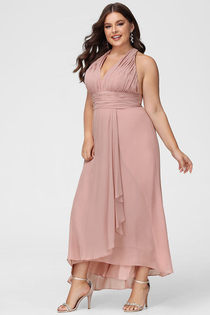 Robe Trapèze Aérienne Vert Pâle - gallery 7