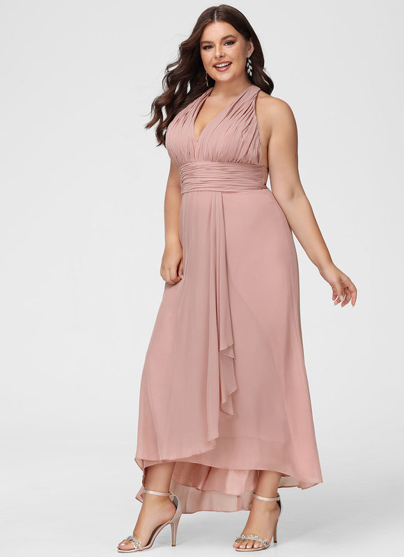 Robe Trapèze Aérienne Vert Pâle - gallery 7