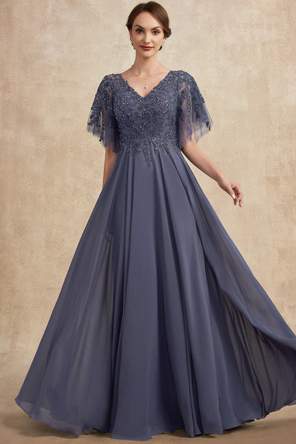 Robe Trapèze Satinée Étoilée