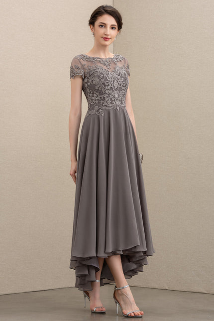 Robe Trapèze Voile Dargent Éthéré - gallery 2