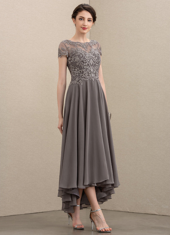 Robe Trapèze Voile Dargent Éthéré - gallery 2