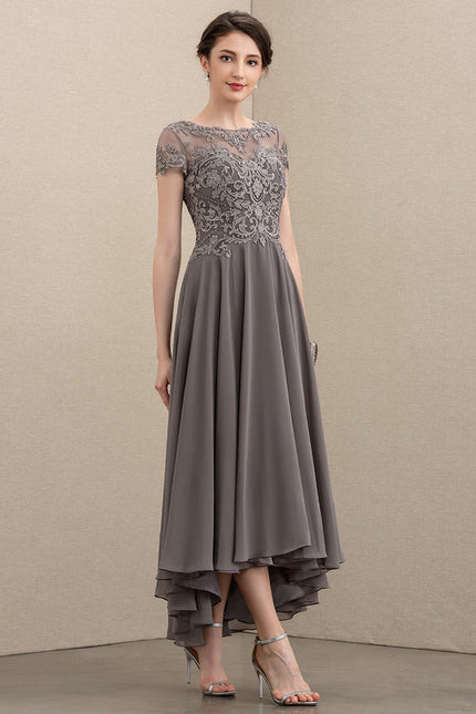 Robe Trapèze Voile Dargent Éthéré - gallery 2