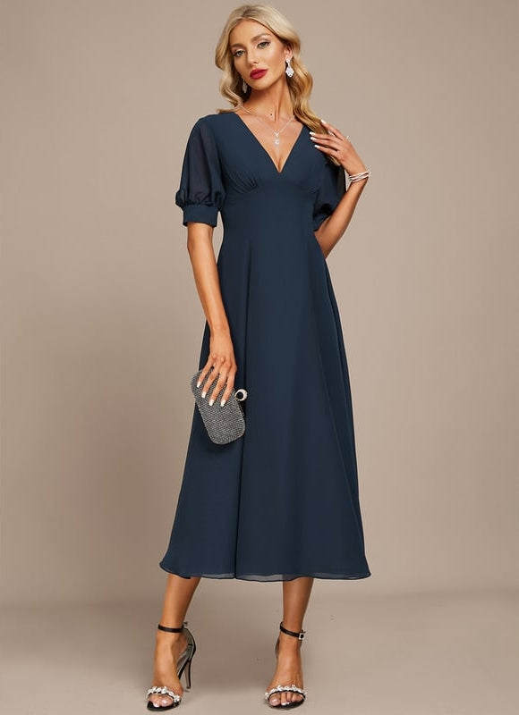 Robe Trapèze Élégance Fluidique - gallery 3