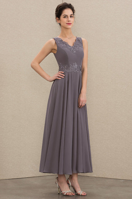 Robe Trapèze Chic Mousseline Sophistiquée - gallery 6