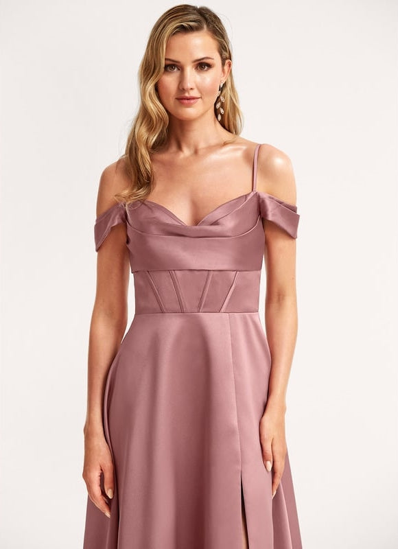 Robe Trapèze Pétale De Lune - gallery 3