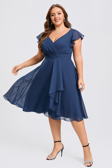 Robe Trapèze Émeraude Volante - gallery 6