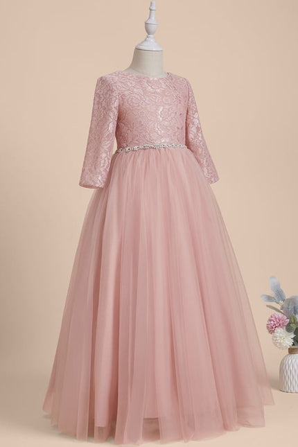Robe Trapèze Pendule Rosée - gallery 1