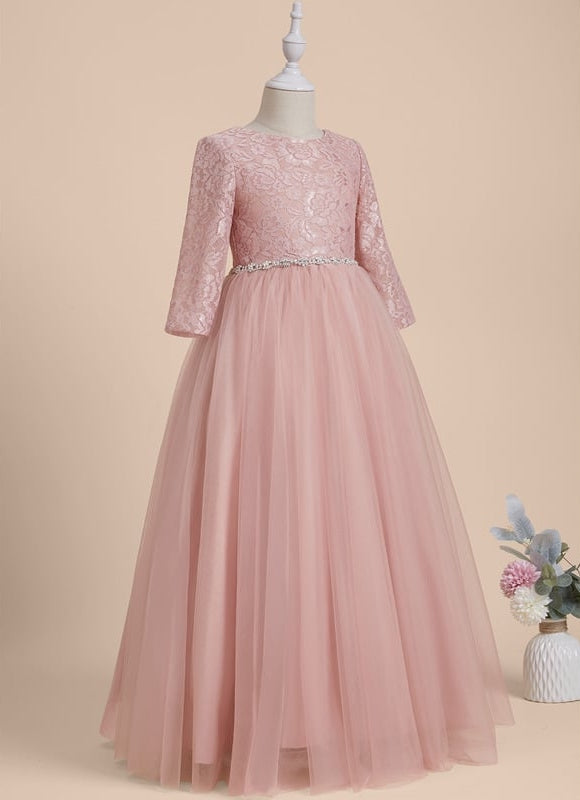 Robe Trapèze Pendule Rosée - gallery 1