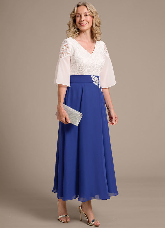 Robe Trapèze Bleu Douceur - gallery 4