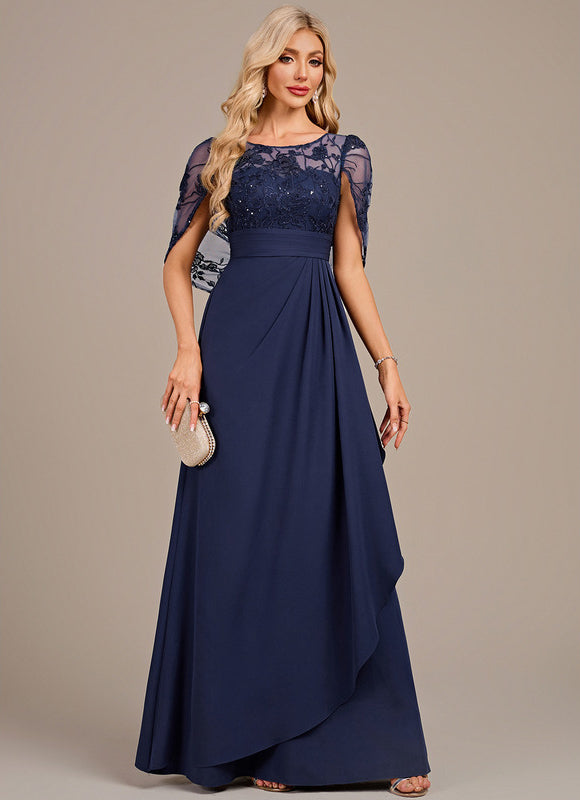 Robe Trapèze Élégance Marine Couture - gallery 3