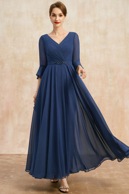Robe Trapèze Vert Émeraude Élégant