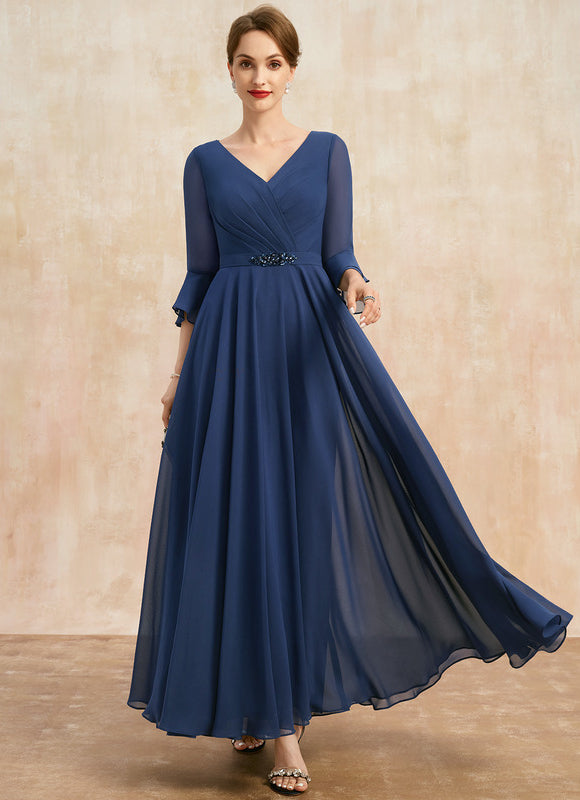 Robe Trapèze Vert Émeraude Élégant