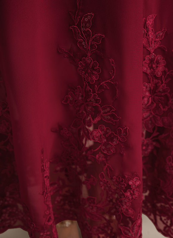 Robe Trapèze Rouge Envoûtant - gallery 7