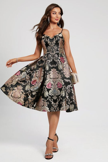Robe Trapèze Flamme Royale - gallery 4