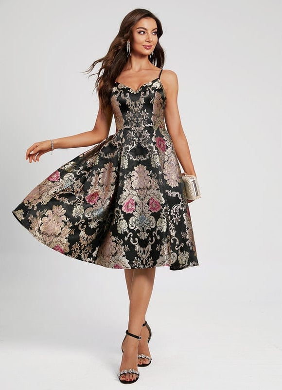 Robe Trapèze Flamme Royale - gallery 4