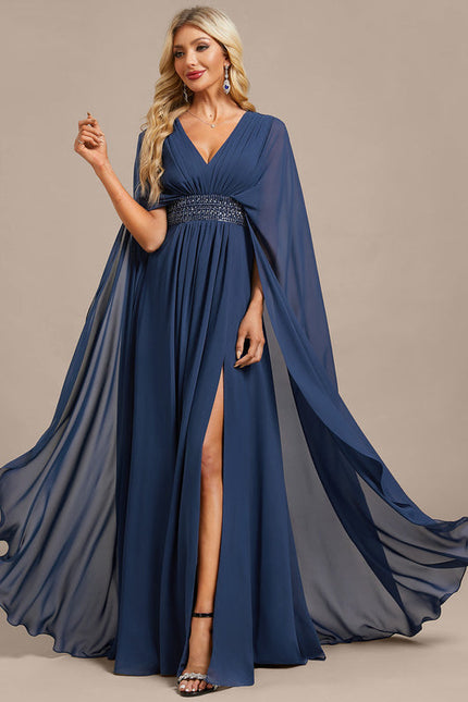 Robe Trapèze Longue Élégante - gallery 2