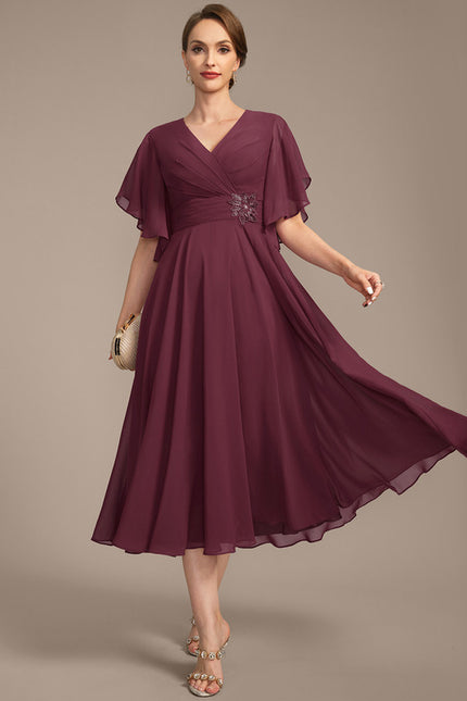 Robe Trapèze Éclat De Vague