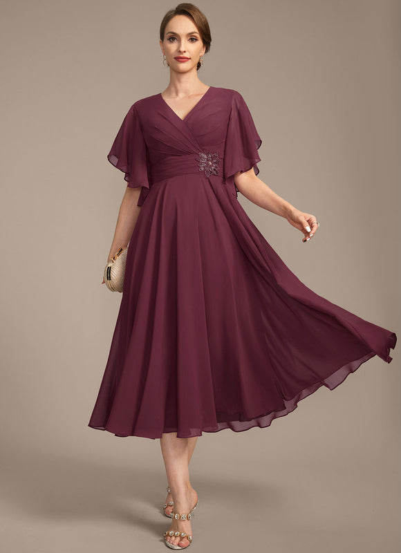 Robe Trapèze Éclat De Vague