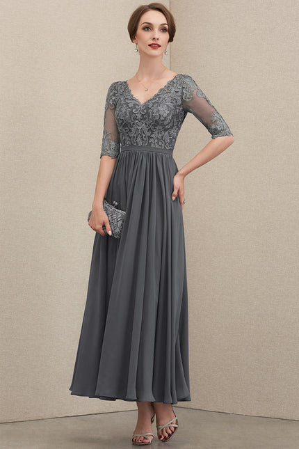 Robe Trapèze Bleu Douceur - gallery 3