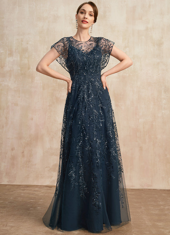 Robe Trapèze Éclat Bleu Nuit