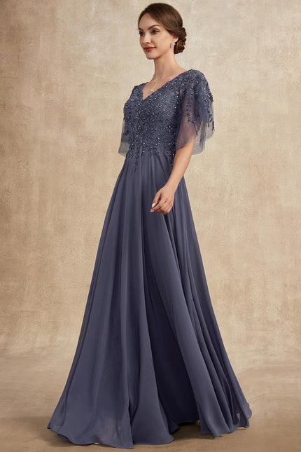 Robe Trapèze Satinée Étoilée - gallery 6