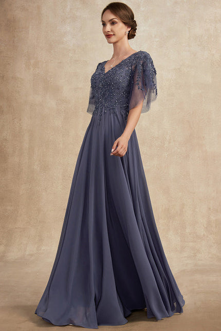 Robe Trapèze Satinée Étoilée - gallery 6