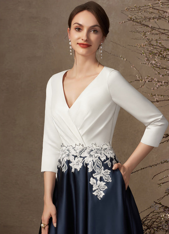 Robe Trapèze Matelassée Élégante - gallery 2