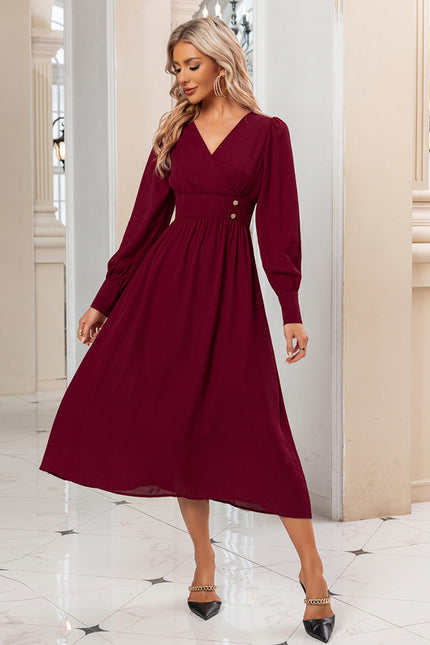 Robe Trapeze Volant - gallery 1