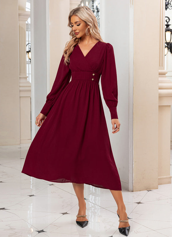 Robe Trapeze Volant - gallery 1