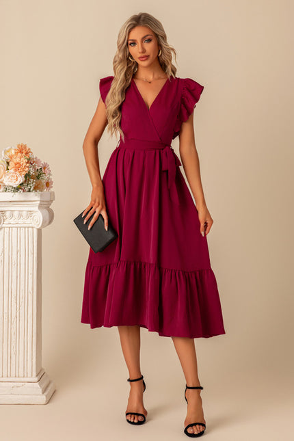 Robe Trapeze Volant - gallery 4