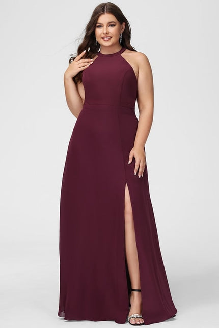 Robe Trapèze Vert Émeraude Longue Rayée - gallery 7
