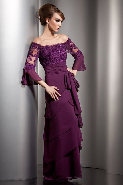 Robe Trapèze Sérénade Améthyste - gallery 1
