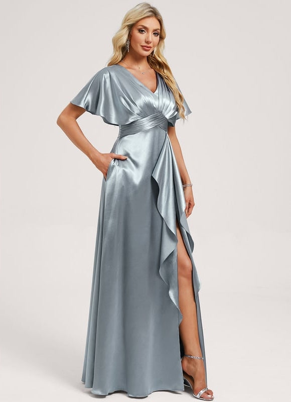 Robe Trapeze Demoiselle D Honneur - gallery 1
