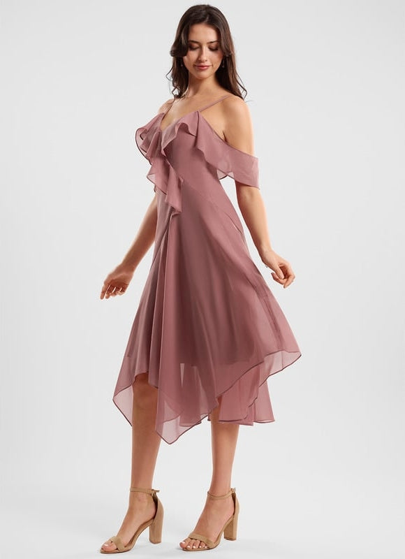 Robe Trapèze Flottante Verte - gallery 2