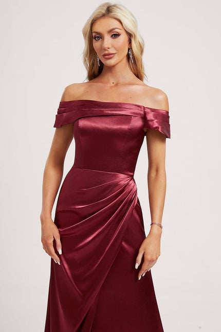 Robe Trapeze Epaule Dénudée - gallery 3