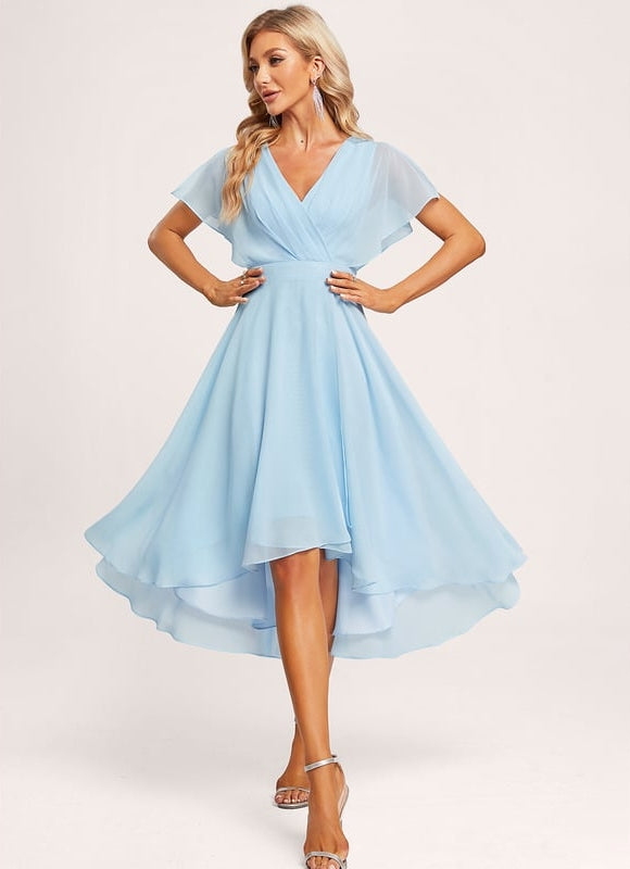 Robe Trapèze Fluide Asymétrique